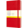 Блокнот MOLESKINE Classic Large, клетка, красный QP061R