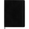 Блокнот MOLESKINE Classic Soft XL, клетка, чёрный QP622